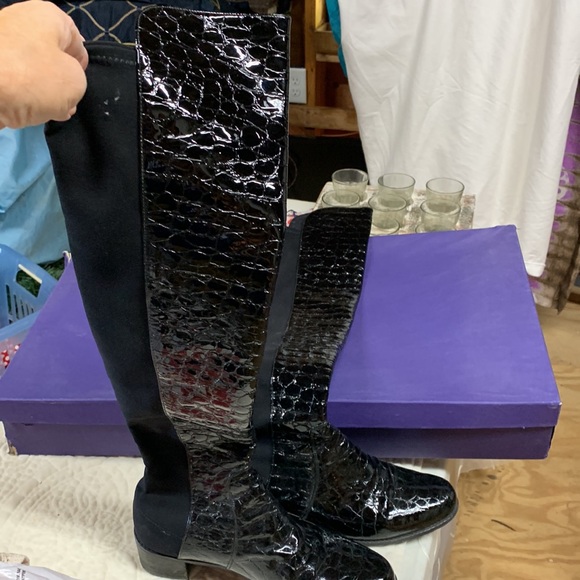 Stuart Weitzman Black Boots - Picture 3 of 9